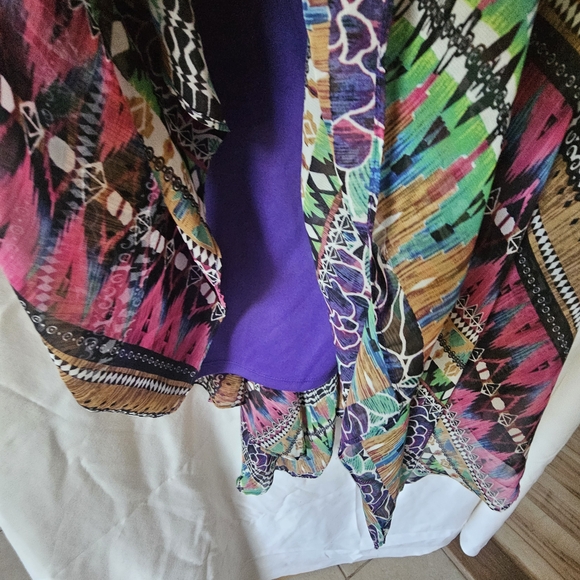 Rabbit Rabbit Rabbit Colorful Midi Dress - Picture 3 of 8